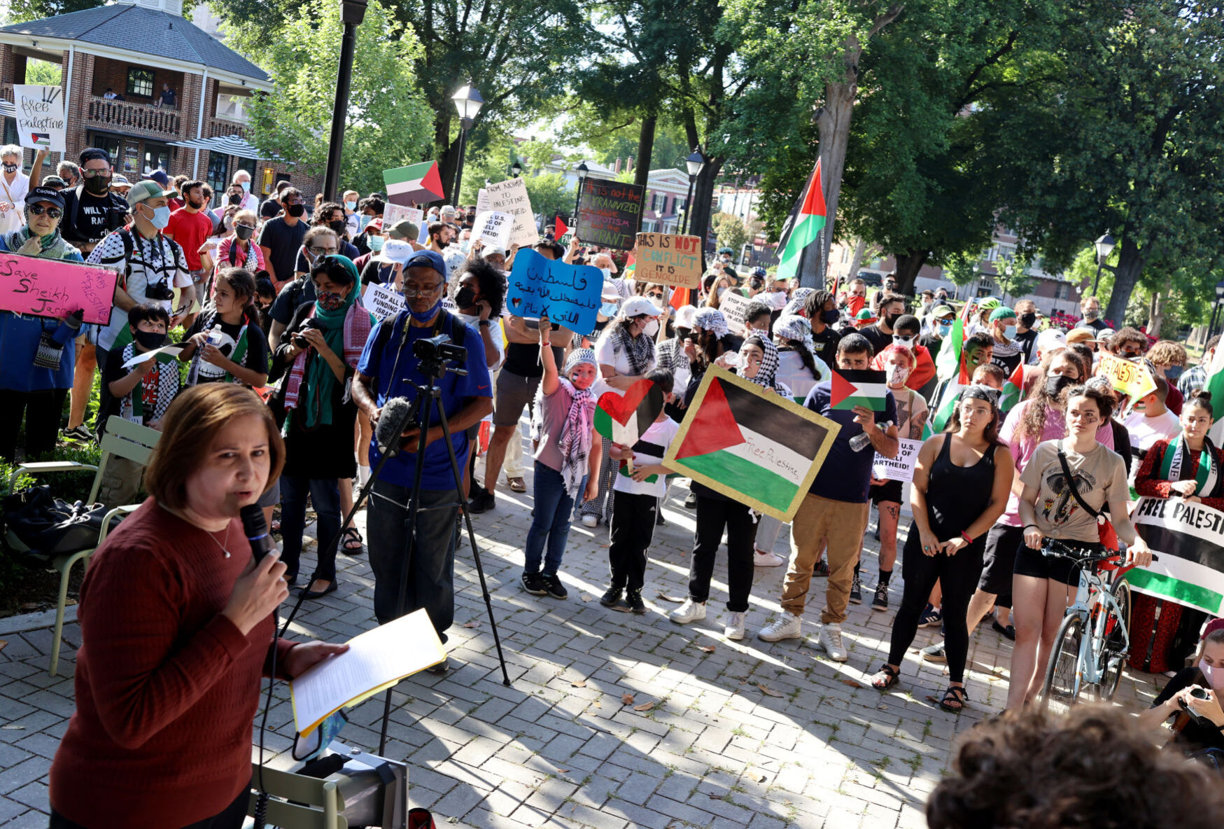 "We Stand with Palestine!" march